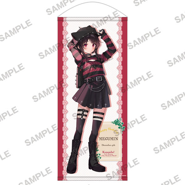 KonoSuba: God's Blessing on This Wonderful World! Birthday Celebration 2023: Newly Drawn Large Life-Sized Tapestry (Megumin), Decorative Tapestries, animota