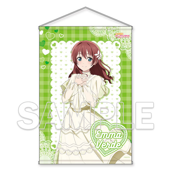 Love Live! Nijigasaki High School Idol Club B2-sized Tapestry Ver. NIJIGAKU Love Song Emma Verde, Decorative Tapestries, animota