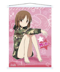 Girls und Panzer - Wall Scroll A: Miho, Decorative Tapestries, animota