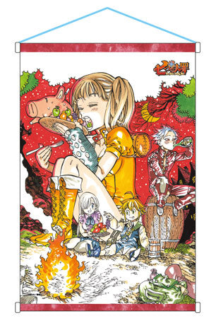 The Seven Deadly Sins (Original) - A3 Wall Scroll 1. Red, Decorative Tapestries, animota