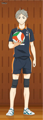 Haikyuu!! - Life-size Wall Scroll: Koshi Sugawara, Decorative Tapestries, animota