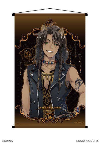 Disney Twisted Wonderland A2 Irregular Wall Scroll (6) Leona Kingscholar, Decorative Tapestries, animota