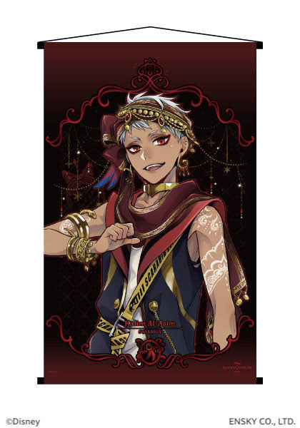 Disney Twisted Wonderland A2 Irregular Wall Scroll (12) Kalim Al-Asim, Decorative Tapestries, animota