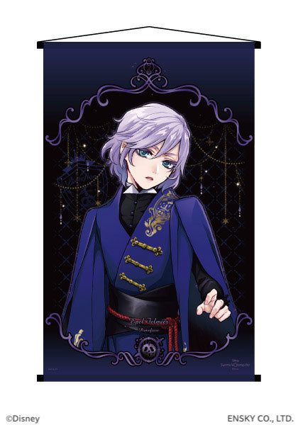 Disney Twisted Wonderland A2 Irregular Wall Scroll (15) Epel Felmier, Decorative Tapestries, animota