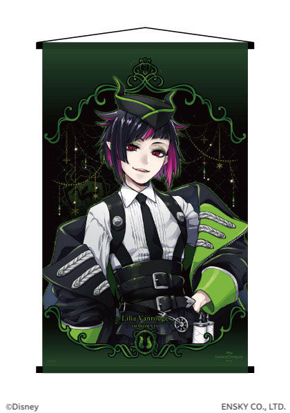 Disney Twisted Wonderland A2 Irregular Wall Scroll (20) Lilia Vanroug, Decorative Tapestries, animota