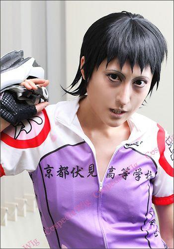 "Yowamushi Pedal" Akira Midousuzi style cosplay wig | animota