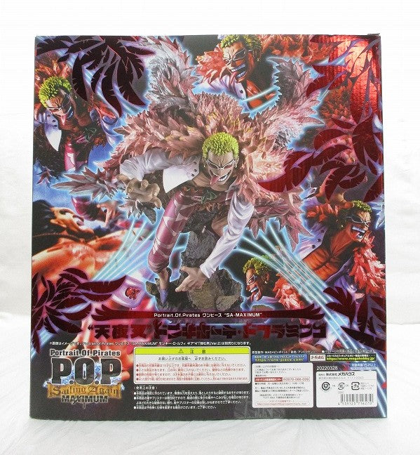 Megahouse ONE PIECE P.O.P SA-MAXIMUM Tenyasha Don Quixote de Flamingo, Action & Toy Figures, animota