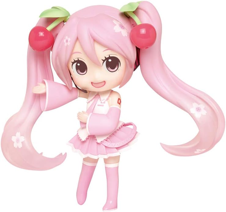 Hatsune Miku Doll Crystal Figure Sakura Miku | animota
