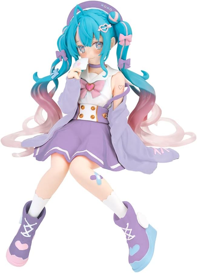 Hatsune Miku Noodle Stopper Figure - Sailor Suit in Love (Purple ver.) - | animota