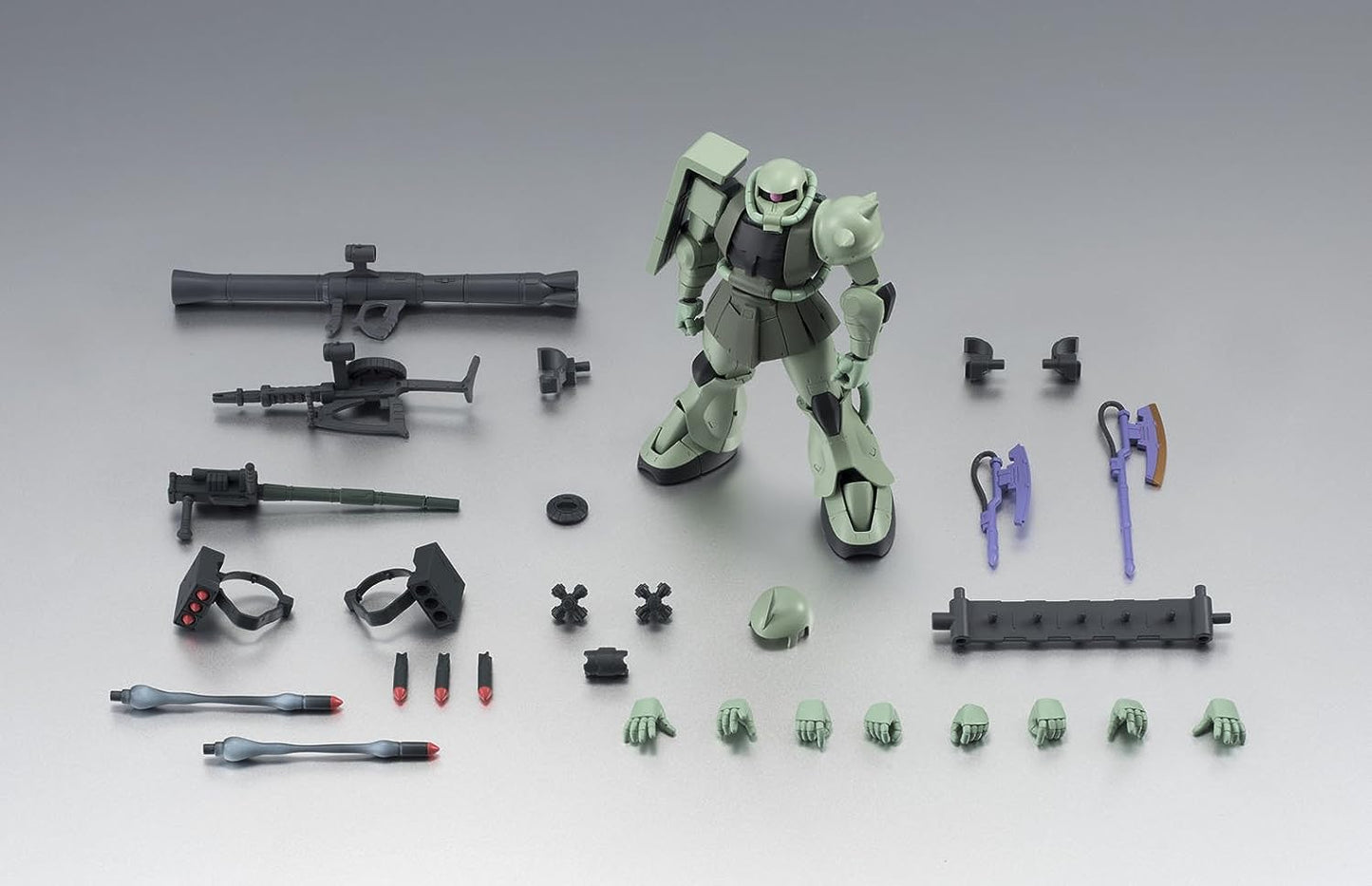 Robot Spirits -SIDE MS- MS-06 Mass Production Zaku ver. A.N.I.M.E. "Mobile Suit Gundam" | animota