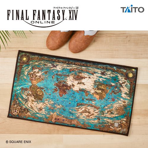 FINAL FANTASY XIV World Map Rug Mat, Arts & Entertainment, animota