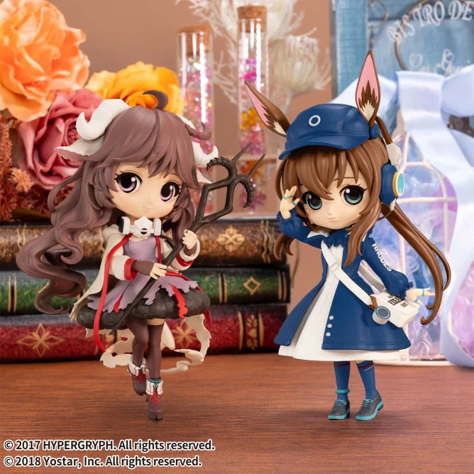 Arknights - Q posket - Amiya - Newspaper Delivery Ver.