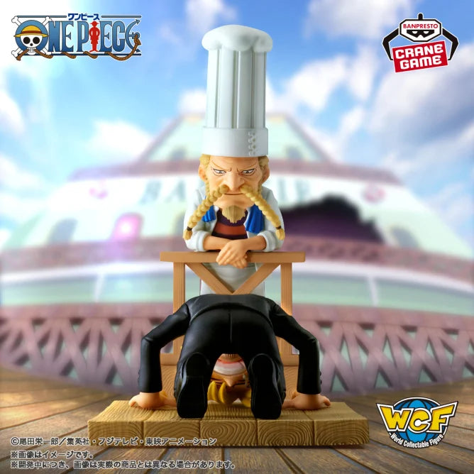 ONE PIECE World Collectable Figure Log Stories - Sanji & Zeff "I'm eternally grateful for taking care of for so damn long!"
