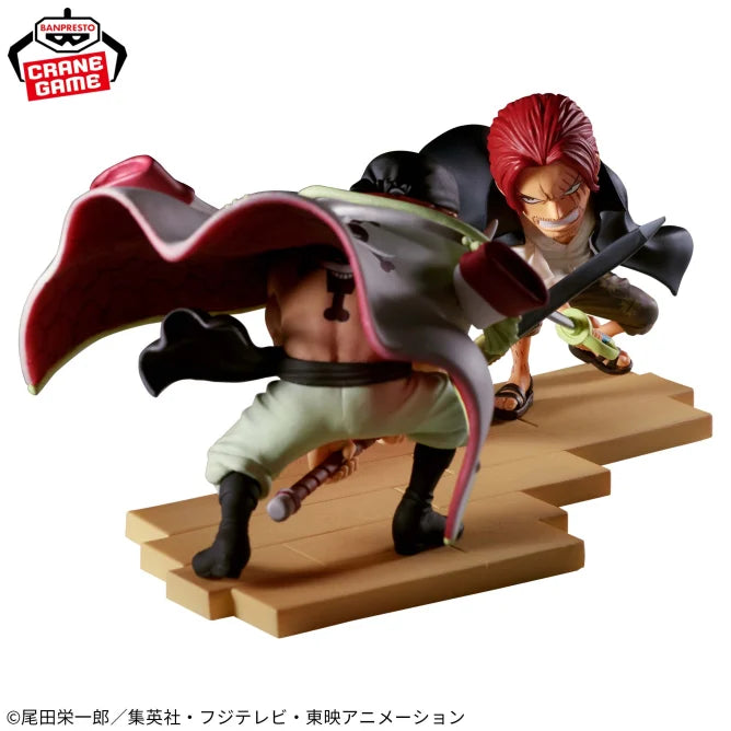 ONE PIECE World Collectable Figure Log Stories - Edward Newgate VS Shanks, Action & Toy Figures, animota