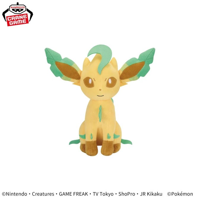 Pokémon Mofugutto Plush Toy Eevee Friends - Leafeon・Sylveon - Leafeon