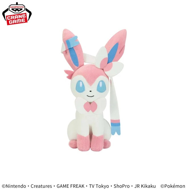 Pokémon Mofugutto Plush Toy Eevee Friends - Leafeon・Sylveon - Sylveon