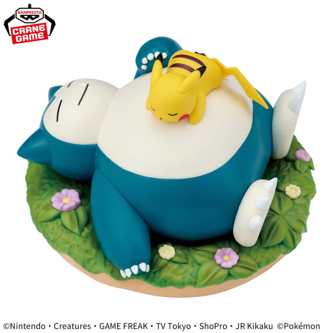 Pokémon Relaxing Time Pikachu & Snorlax Figure