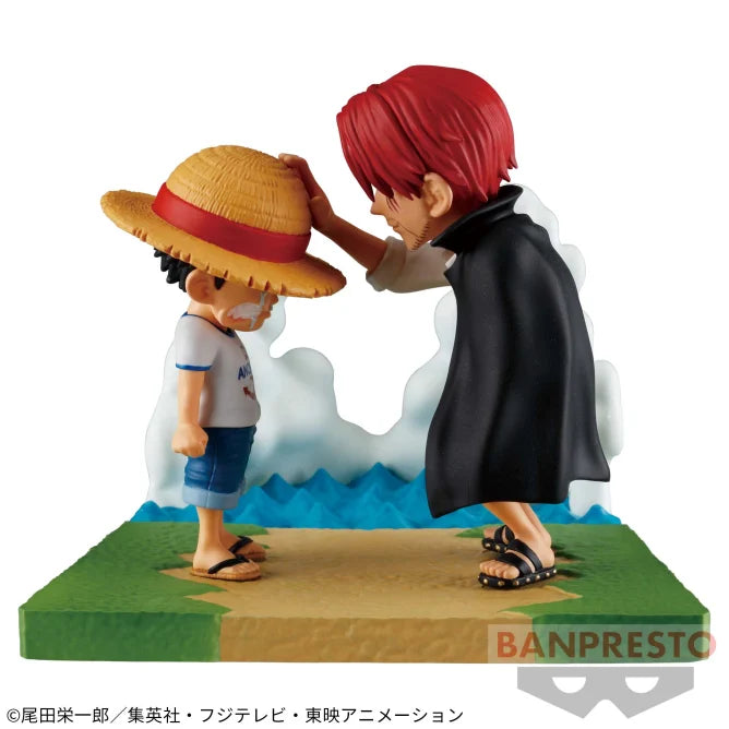 ONE PIECE World Collectible Figure Log Stories - Monkey D Luffy & Shanks - | animota