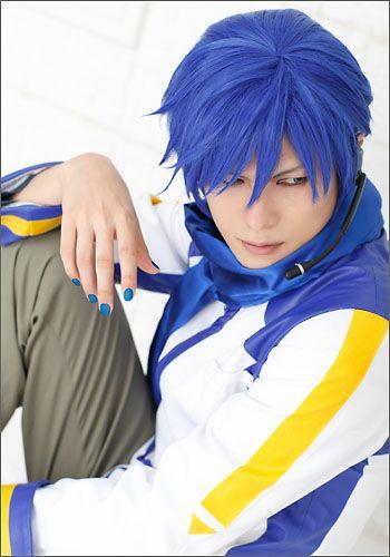 "VOCALOID" KAITO style cosplay wig | animota