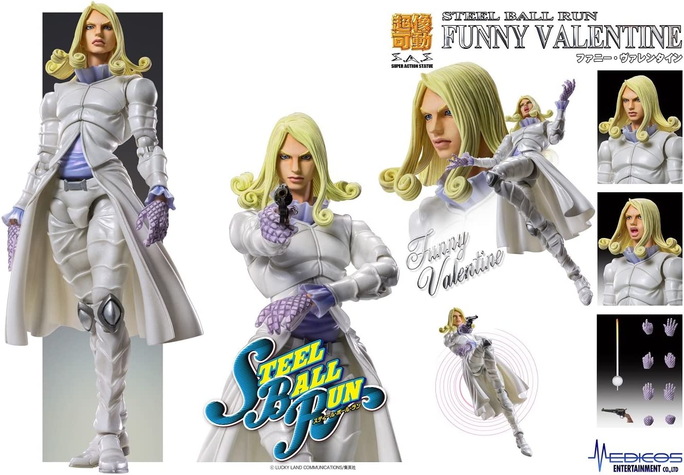 Super Action Statue - JoJo's Bizarre Adventure Part.VII Steel Ball Run: Funny Valentine | animota