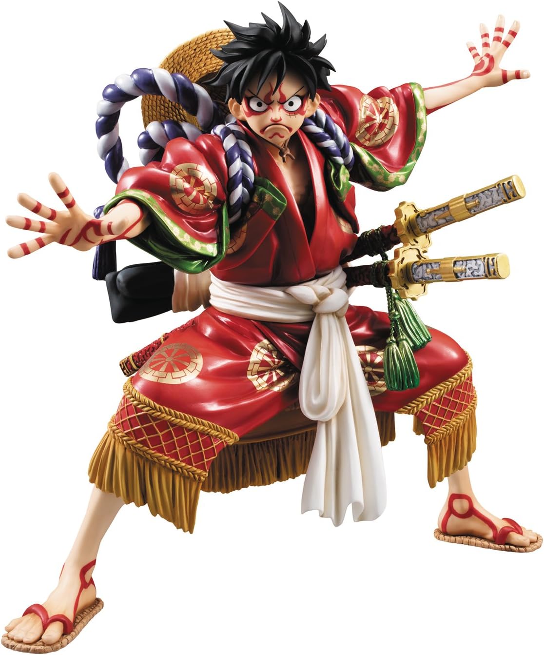 One Piece Portrait of Pirates Monkey D. Luffy Kabuki Edition 1/8 Scale Figure