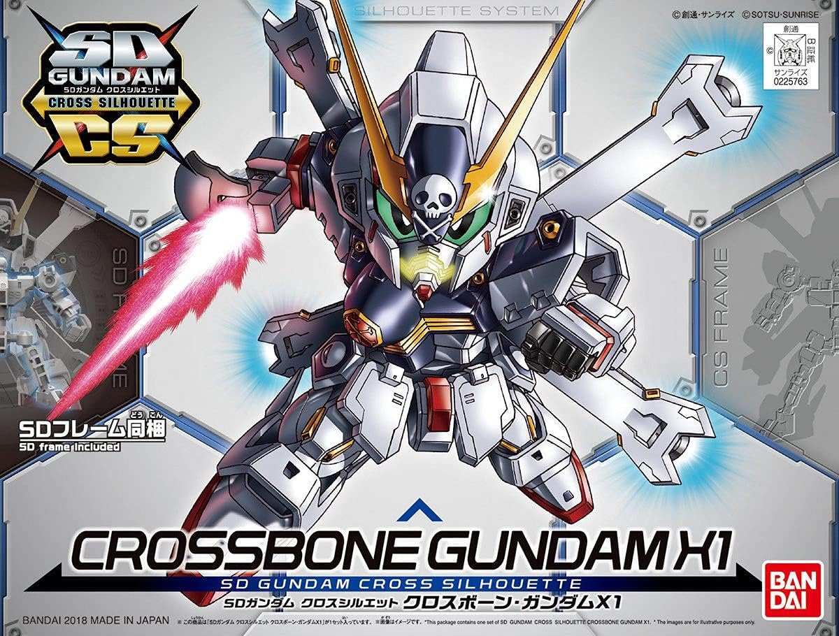 SD Gundam Cross Silhouette Crossbone Gundam X1 | animota