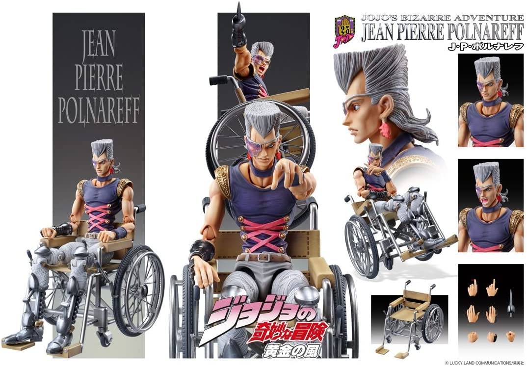 Super Action Statue - JoJo's Bizarre Adventure Part.V #41 J. P. Polnareff (Hirohiko Araki Specified Color) Complete Figure | animota