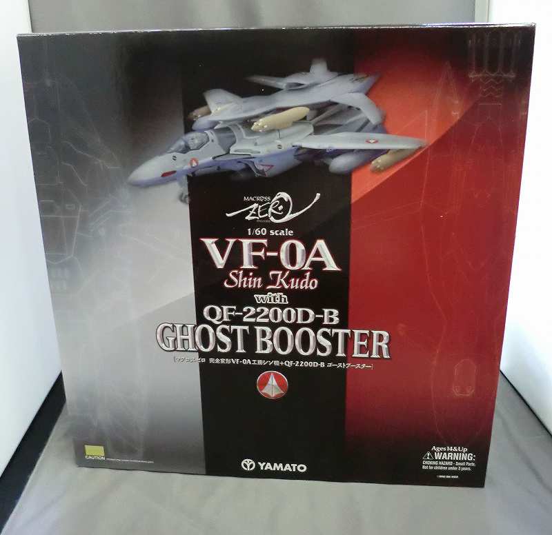 Yamato 1/60 Macross Zero VF-0A Shin Kudo with QF-2200D-B Ghost Booster, Action & Toy Figures, animota