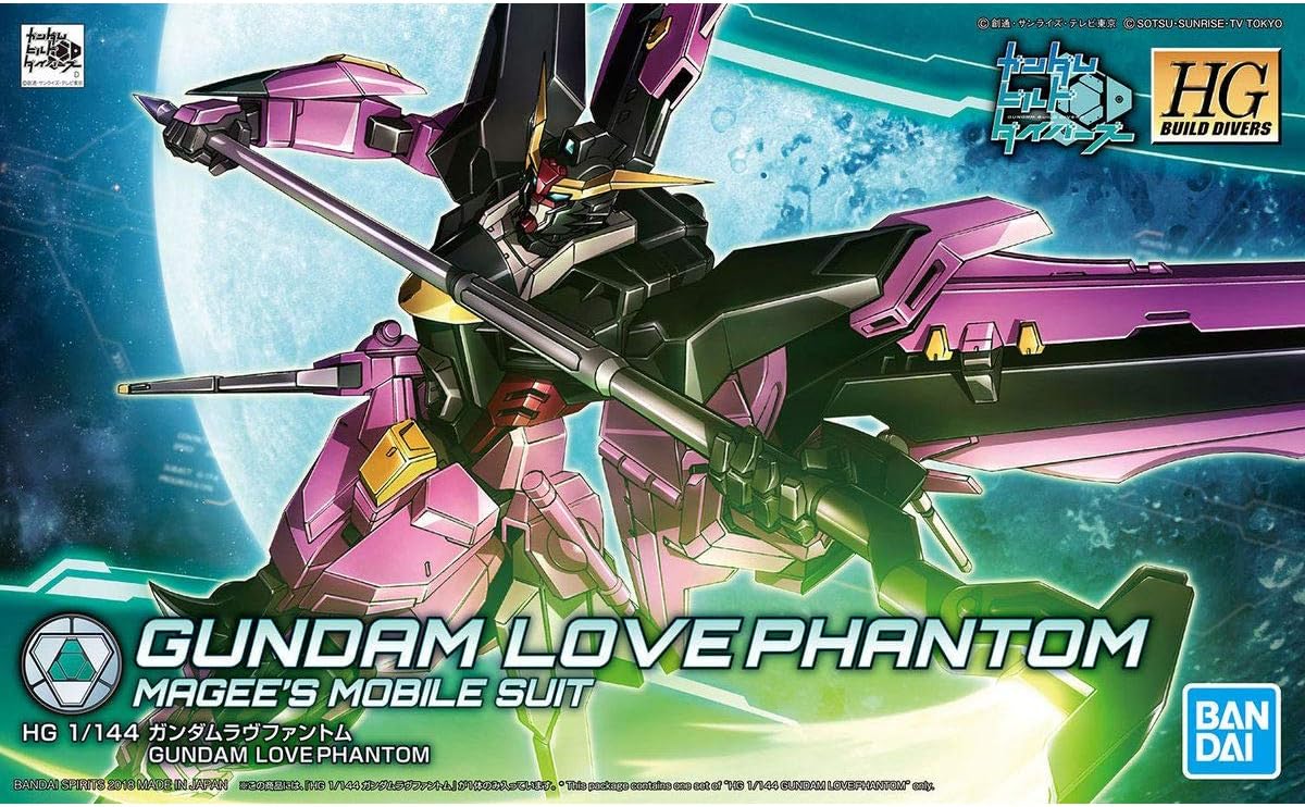 1/144 HGBD "Gundam Build Divers" Gundam Love Phantom | animota