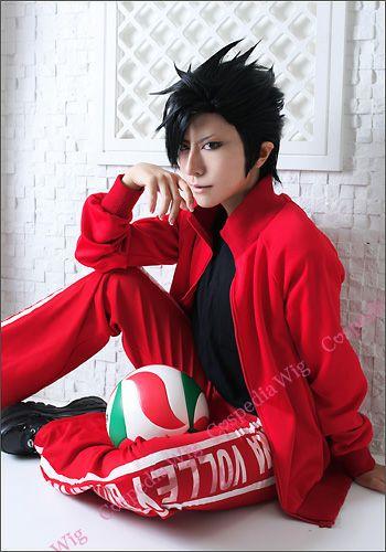 ”Haikyu!!” Tetsuro Kuroo style cosplay wig | animota