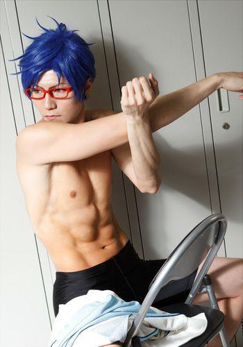 "Free!" Rei Ryugazaki style cosplay wig | animota