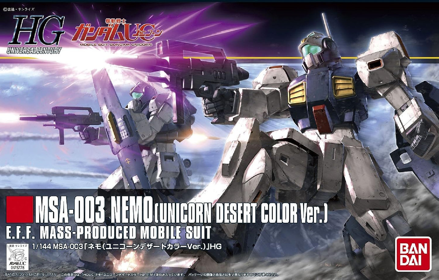 1/144 HGUC "Gundam UC" Nemo (Unicorn Desert Color Ver.) | animota