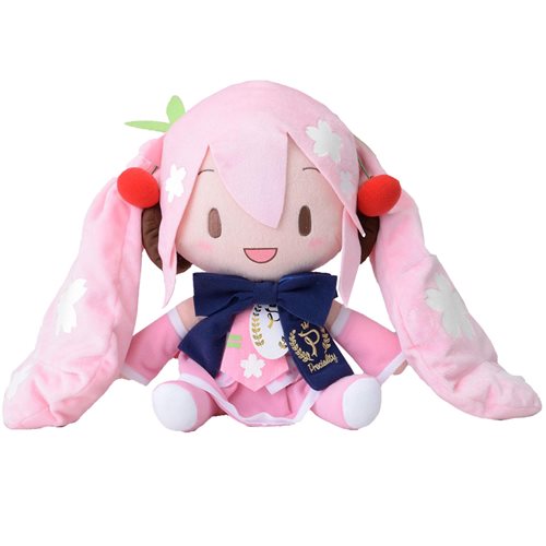Hatsune Miku Preciality Special Plush Toy Sakura Miku, Stuffed Animals, animota