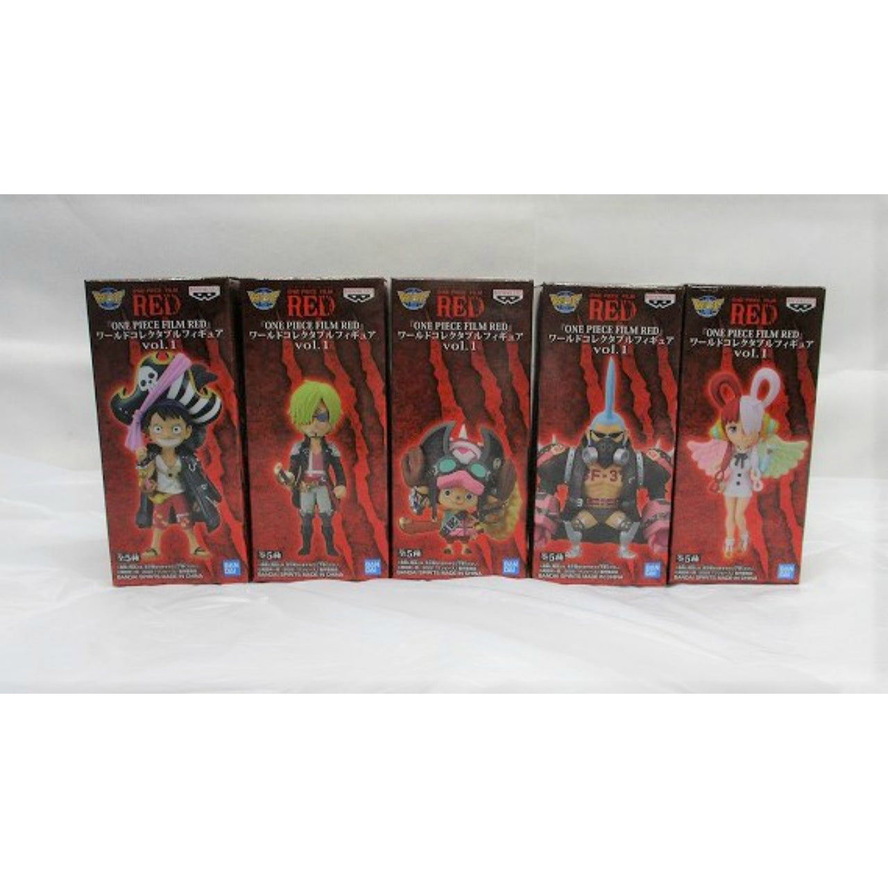 ONE PIECE "ONE PIECE FILM RED" World Collectable Figure vol.1- 5 kinds of set, animota