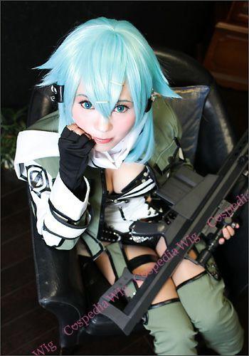”Sword Art Online” Sinon style cosplay wig | animota