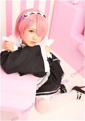 ”Re:ZERO -Starting Life in Another World” Ram style cosplay wig | animota