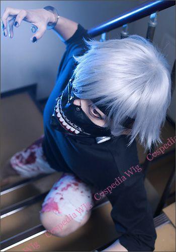 ”Tokyo Ghoul” Ken Kaneki(after awakening) style cosplay wig | animota