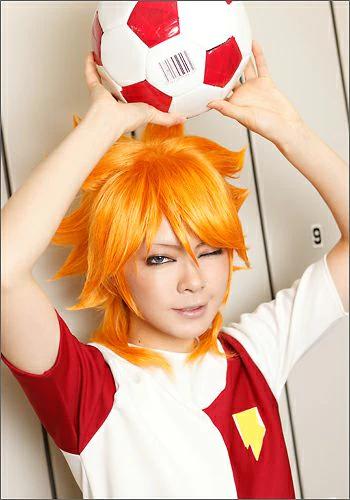 "Inazuma Eleven GO" Taiyou Amemiya style cosplay wig | animota