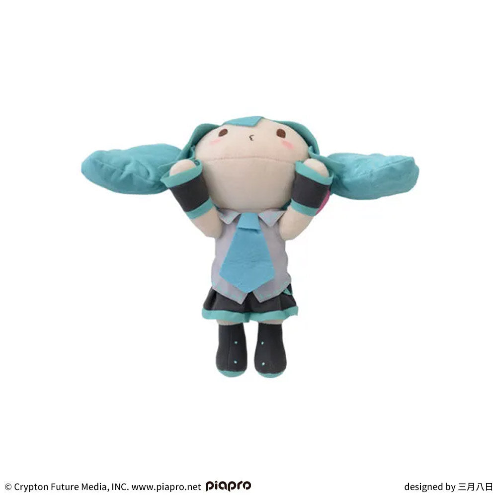 Hatsune Miku Series Fuwapuchi Lying Down M Plush Toy Hatsune Miku A, Stuffed Animals, animota