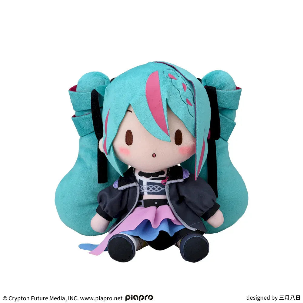 Hatsune Miku Series Fuwapuchi M Plush Toy - Hatsune Miku Punk !