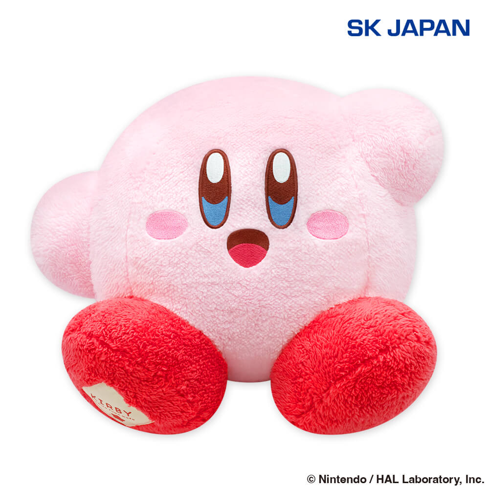Kirby of the Stars Hugging Fluffy Greedy BIG Plush Toy, Stuffed Animals, animota