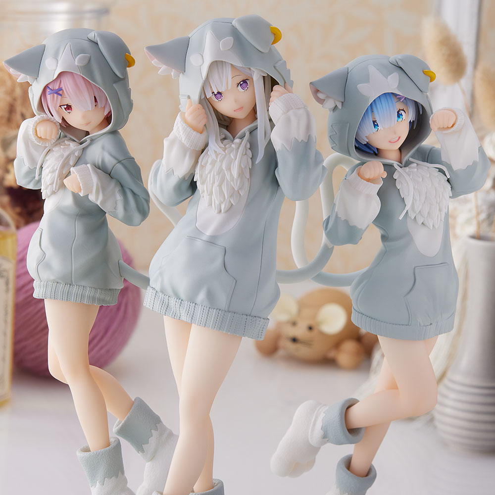Re:Zero Starting Life in Another World Luminasta Emilia (The Great Spirit Puck) Figure | animota