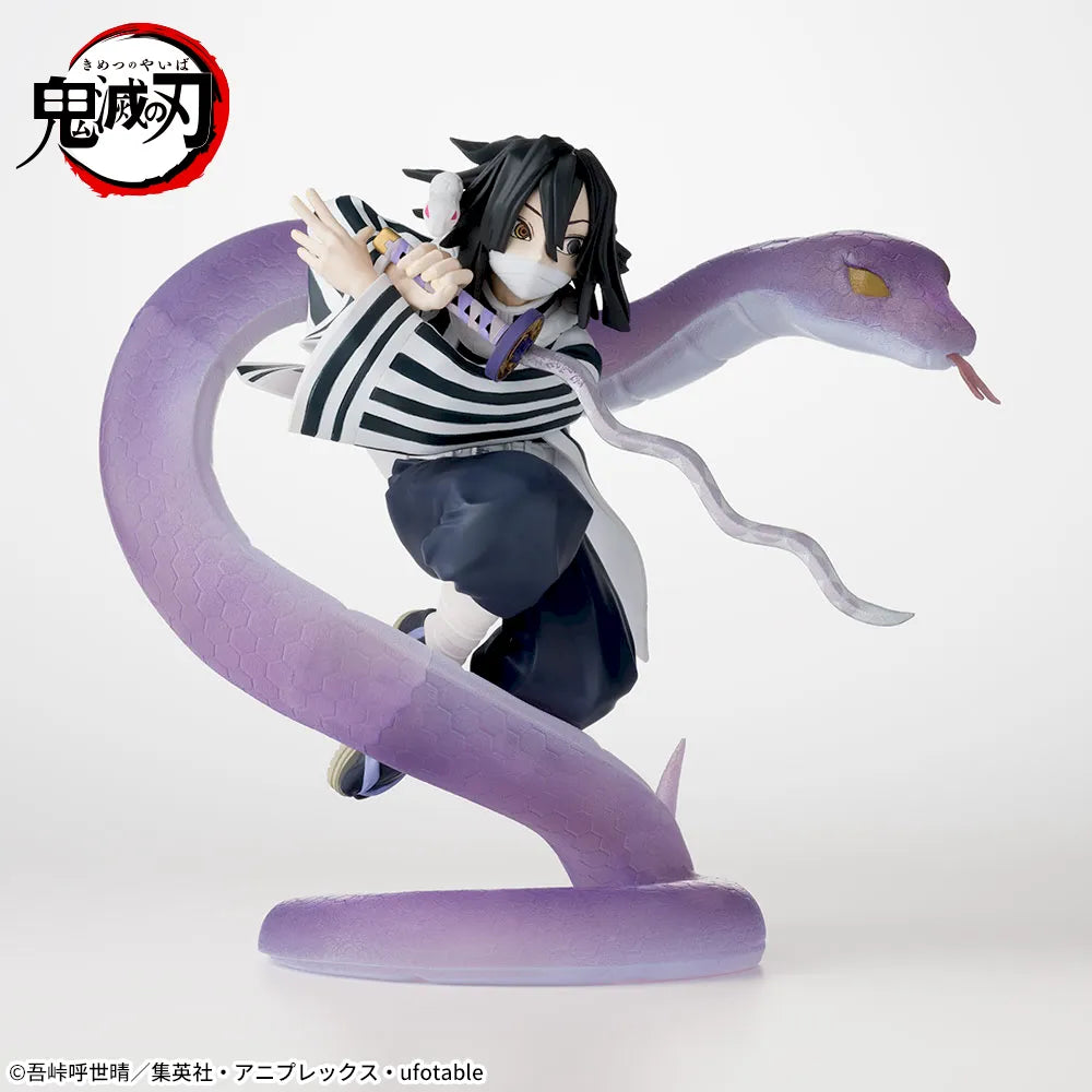 Anime Demon Slayer: Kimetsu no Yaiba XrossLink Figure - Obanai Iguro - Hashira Training Arc