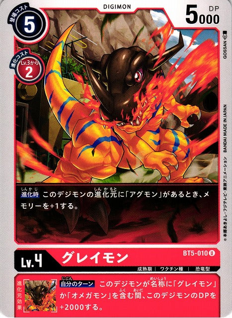 Greymon BT5-010 U