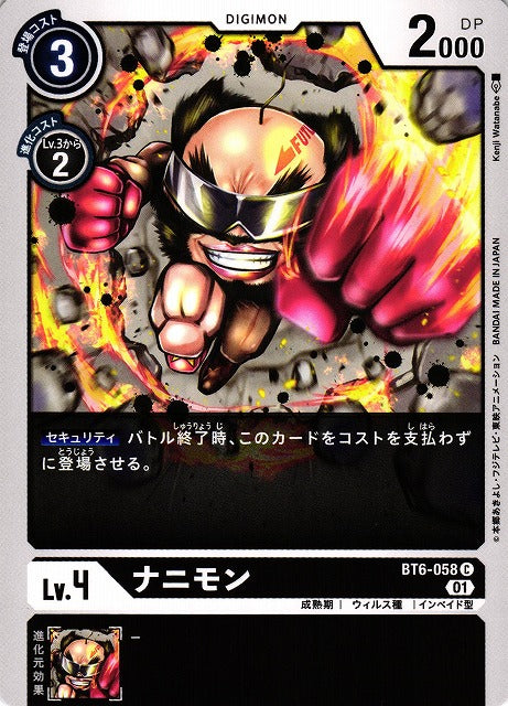 Nanimon BT6-058 C
