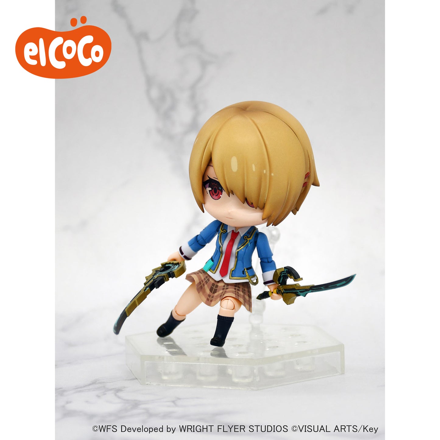 Heaven Burns Red DFORM+ Full Action Deformed Figure - Ruka Kayamori