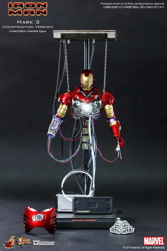 Movie Masterpiece - Iron Man 1/6 Scale Diorama: Iron Man Mark 3 (Tune Up Ver.) | animota