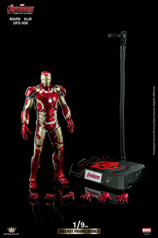 Avengers: Age of Ultron - Iron Man Mark43 1/9 Diecast Figure | animota