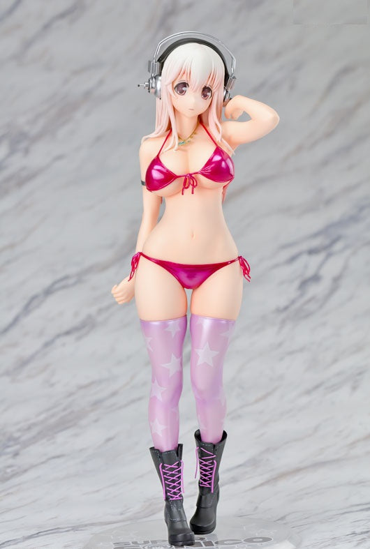 SUPER SONICO フィギュア SONICOMI PKG VER. Orchid Seed Super Sonico SoniComi Package Ver. 1/5 Scale PVC