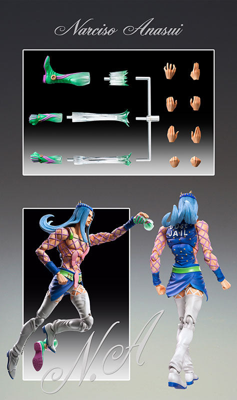 Super Action Statue - JoJo's Bizarre Adventure Part.VI 69. Narciso Anasui (Hirohiko Araki Specified Color) | animota